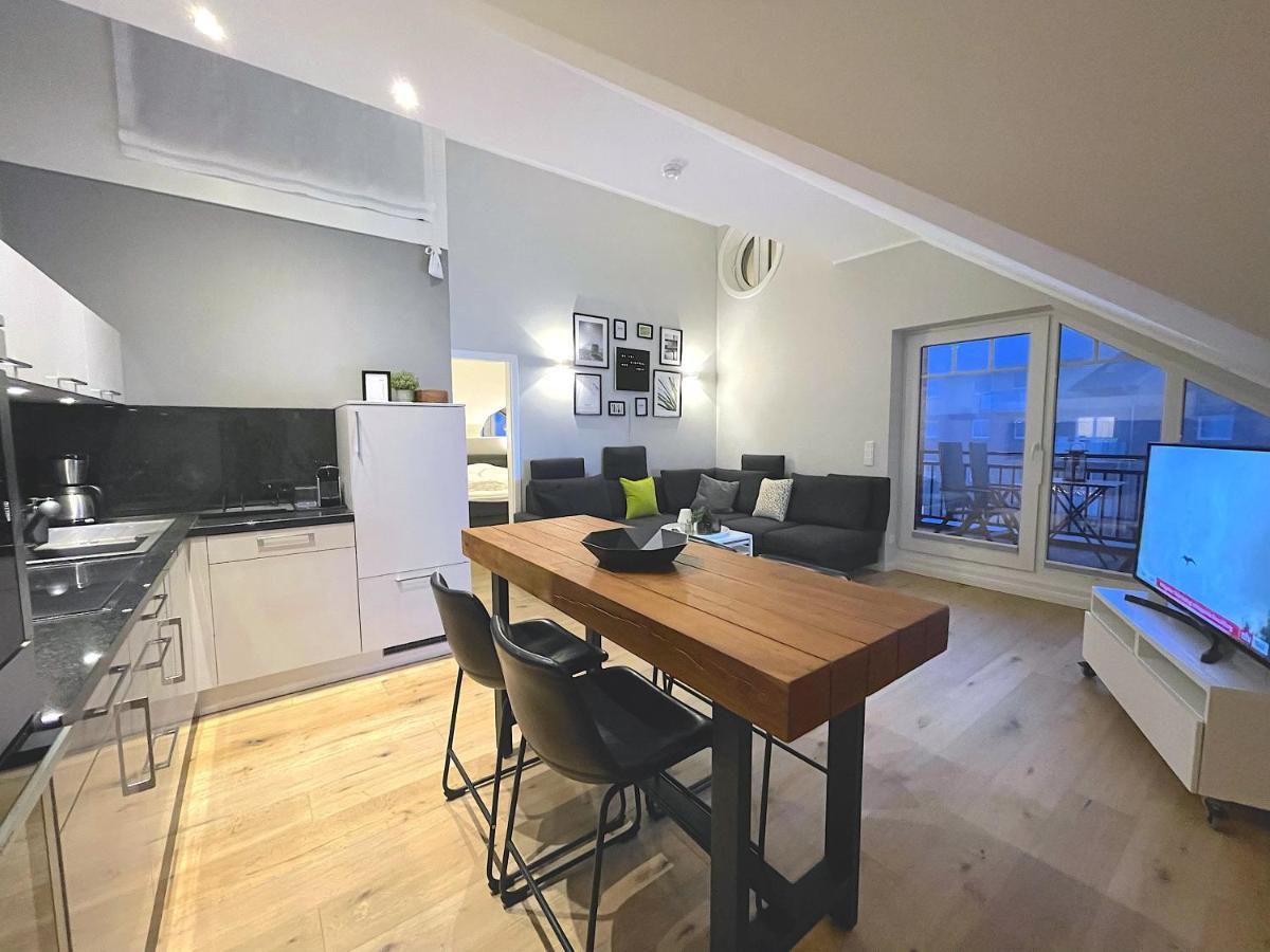 Ferienwohnung smûk - Luxus Dachgeschoss Westerland Exterior foto